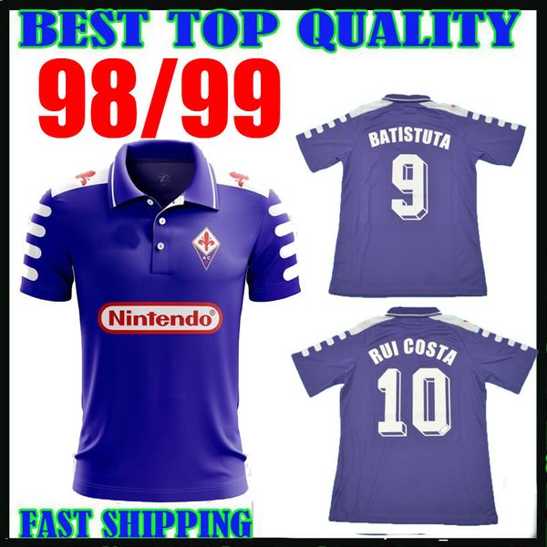 

1998 1999 old fiorentina rui co ta bati tuta retro occer jer ey 98 99 fiorentina retro cal ical football unifrom thailand ize xxl