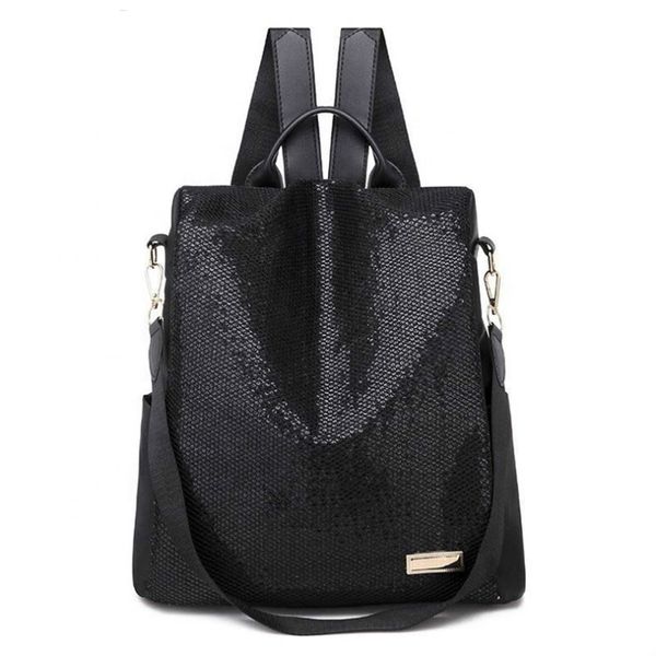 

new fashion casual oxford women anti-theft backpack black backpacks female larger capacity travel shoulder bag bolsas
