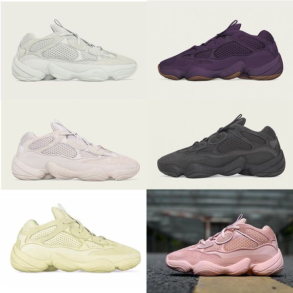 

yeezy 500 Высокое качество Волна Румяна Пустыня Крыса Супер Луна Желтые Ботинки Kanye Wes