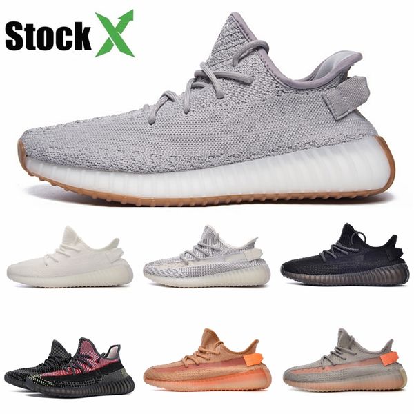 

2020 designer running shoes kanye west zebra clay hyperspace true form black static reflective trainer sport sneakers thirty one #dss810