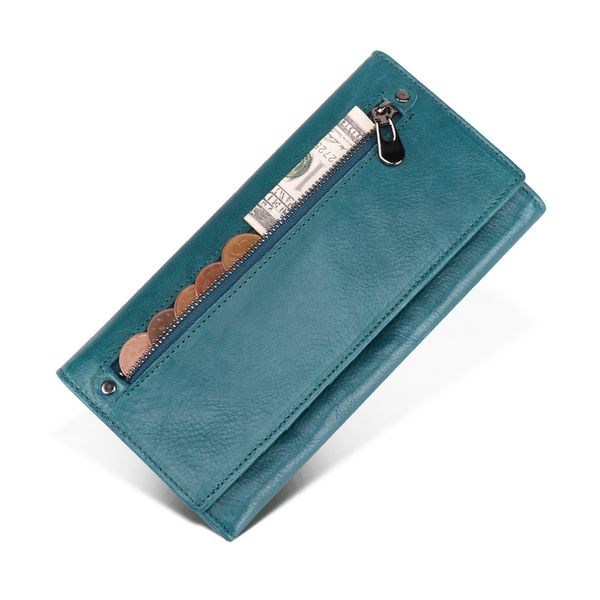 

winsun genuine leather women wallet multifunction rfid wallets purses carteira fashion female card holder wallet phone bag, Red;black