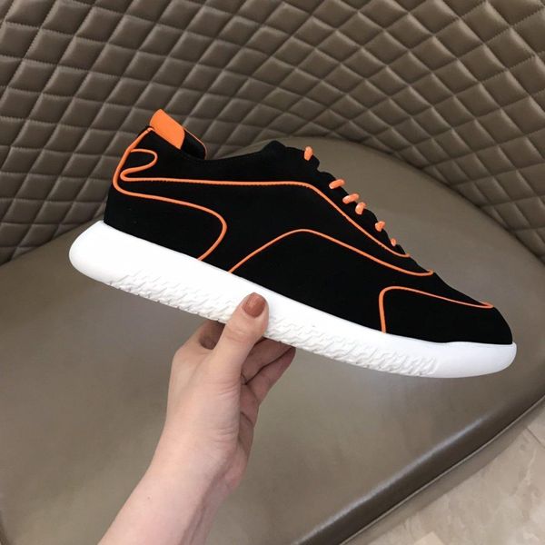 

autumn and winter catwalk with the same paragraph on the white sports and leisure style lace wild and comfortable soft white shoes 56985, Black