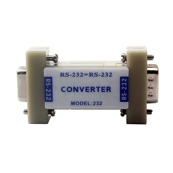 

rs232 male to 232 female converter 6.3 x 3.3 x 1.7 cm transmission rate up to 57.6 kbps