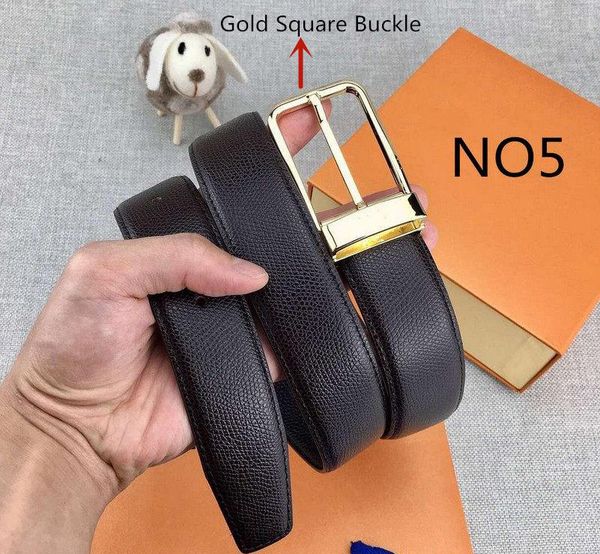

belt fashion designer belts for men designer brand belt leather classical belts women big gold silver smooth buckle with box, Black;brown