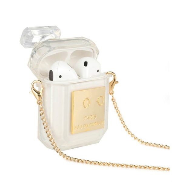 

Fashion Airpods case perfume bottle earphone cover suitable for airpods1 / 2 / 3pro protective cover wireless Bluetooth headset chain shell3