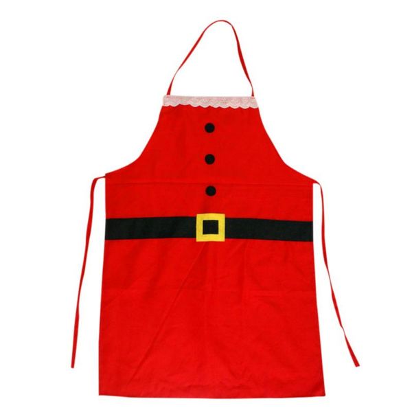 

santa claus christmas christmas decorations for home kitchen dinner party festive red cloth pinafore noel decor