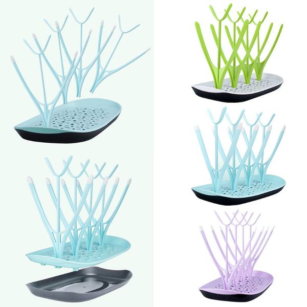 

bottle drying rack baby nipple cup storage frame multi-function drain tray bottle holder