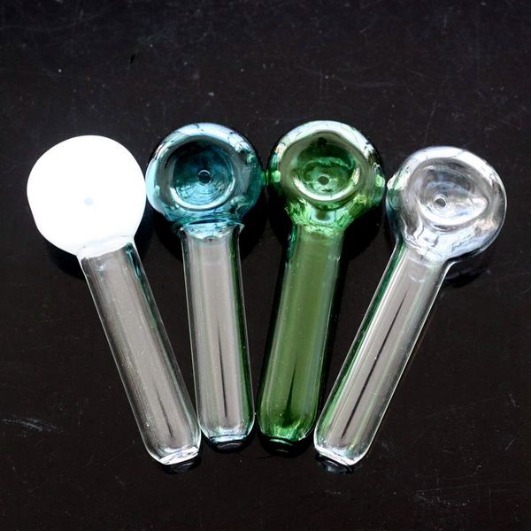 Glas-Ölbrenner-Rohr, 8,9 cm, Wasserpfeifen, gerader Typ