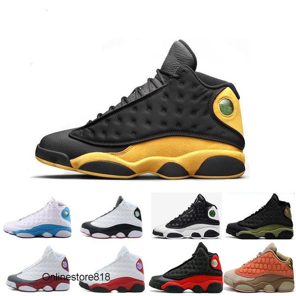 

оптовые тренеры 13 13s xiii mens женщин спорт баскетбол обувь новый красный разводят его игра черный dmp кремнем j13 кроссовки