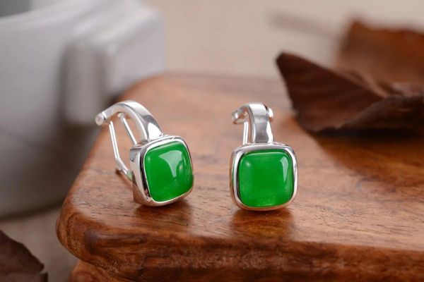 

brinco wedding brincos moda pendientes earring beautiful 925 sterling silver earrings for woman gem dangle unique design fine