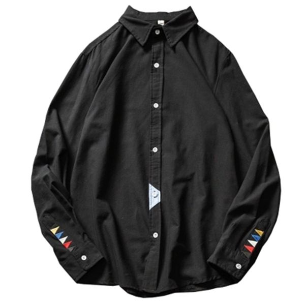 

мужские рубашки осень новое поступление британский стиль повседневная с длинным рукавом белый серый черный сплошной мужской бизнес slim fit, White;black