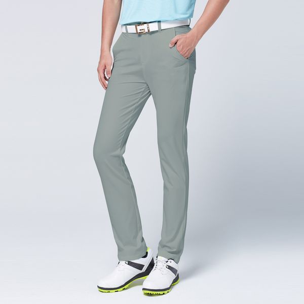 

polo golf apparel men's trousers summer breathable golf pants high elastic sports shorts, Gary;green
