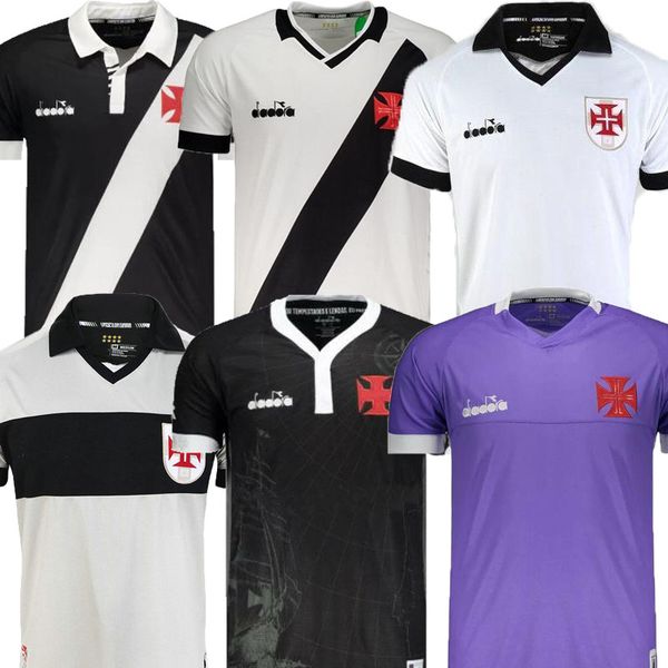 

selling maxi 19 20 vasco da gama soccer jerseys long sleeve a.rios paulinho fabiano muriq 2019 2020 brazil club football shirt, Black