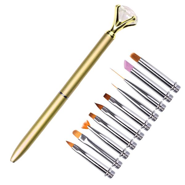 

nail art painted pen brushes sets with ten replaceable pen head 88