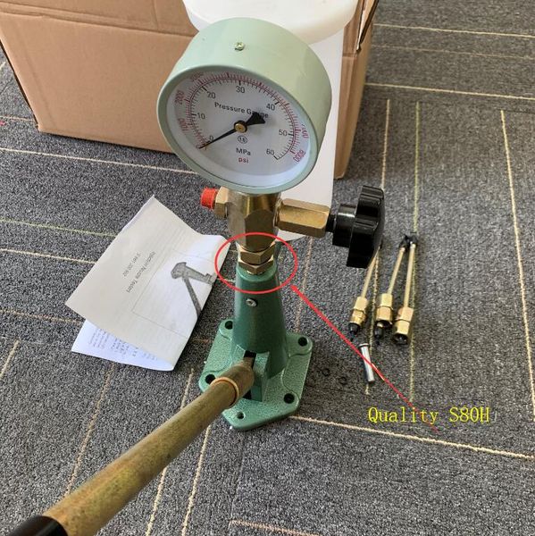

большие по продажам! s80h common rail дизельных форсунок валидатор сопла топливного инжектора сопла тестер хорошее качество, ручной насос ди
