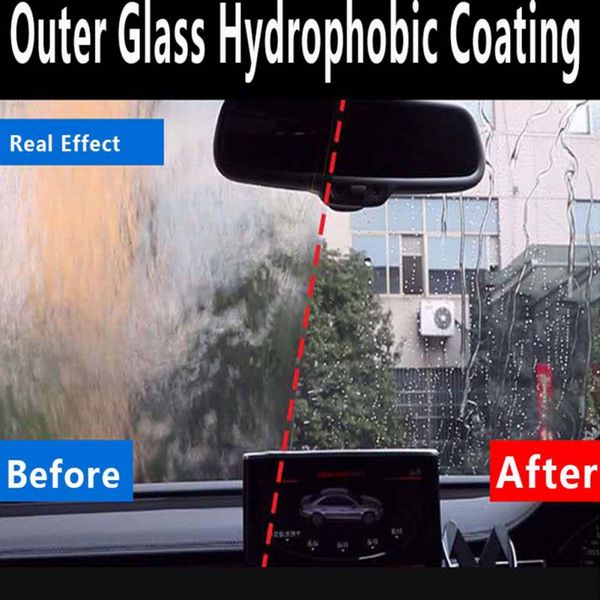 

automotive glass care waterproof rainproof anti-fog agent glass hydrophobic nano coating spray for car windscreen bathroom