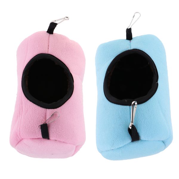 

2x tunnel hamster hammock small animals tunnel tube rat ferret toys 2 color