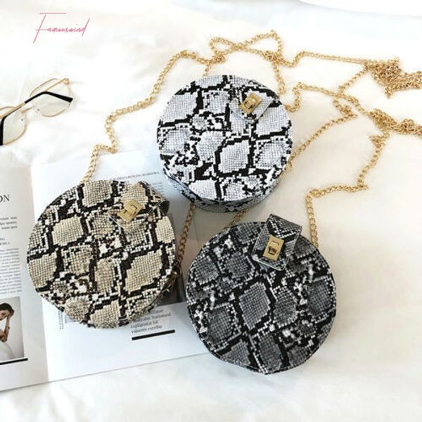 

женщины сумка малый плеча сумки tote сумка женская коммуникатор cross body змеиной печать маленький круглый мешок crossbody сумки