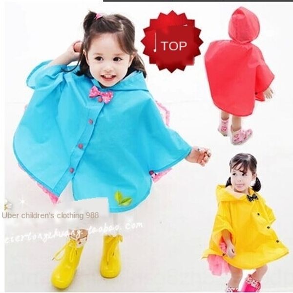 

children's and women's baby bow breathable cute poncho pink cloak butterfly butterfly blue yellow three colors available, Red;brown