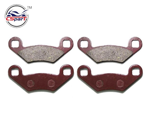 

2 sets front brake pad semi metallic linhai 260cc 300cc atv quad brake pads parts