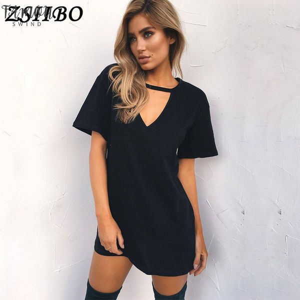 

summer women t shirt choker v neck summer short sleeve casual petal sleeve halter drop shipping good quality, White