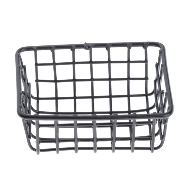 

dollhouse miniature iron storage basket for living room/kitchen/study room