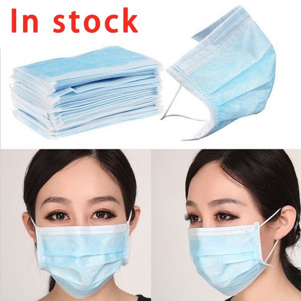 

горячая одноразовая маска для лица 3 слоя earloop маски 3ply нетканые одноразовые мягкие дышащие антипылевые защитные маски в наличии