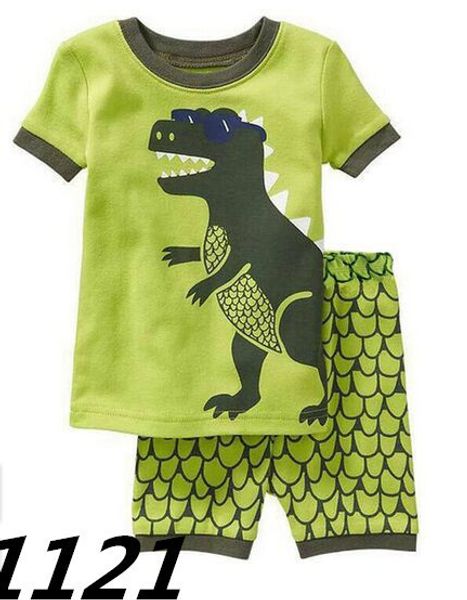 

summer children new short pajamas sets cute home sleepwear girls short kids pijamas boy and pant print kids pajamas, White