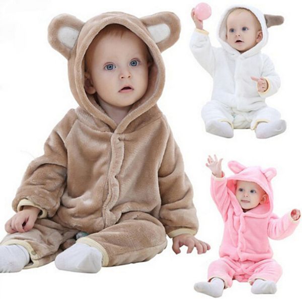 

2019 autumn winter new born baby clothes halloween clothes boy rompers kids panda costume for girl infant jumpsuit 3-24m, Blue