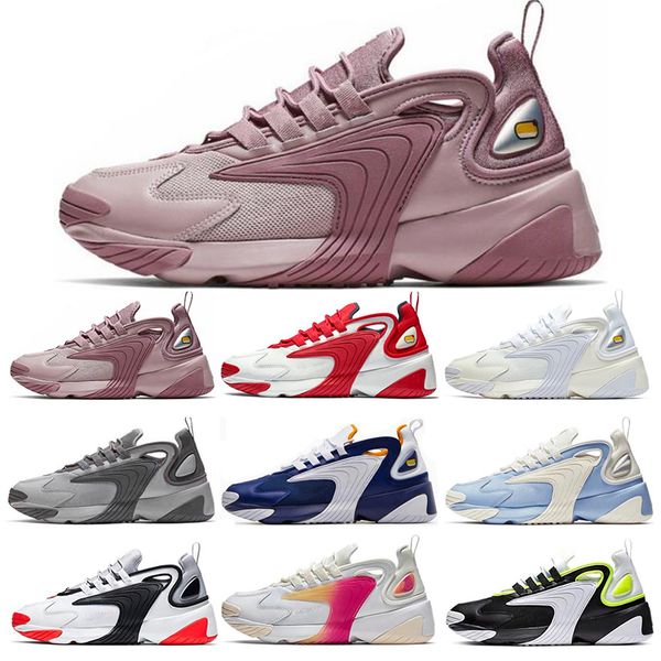 

m2k tekno zoom 2k men women running shoes triple black white race red royal blue sports sneakers mens trainers size 36-45