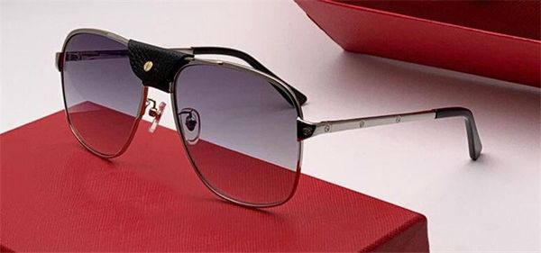 

2018 new fashion designer sunglasses 0165 retro pilot metal frame vintage fashion style popular design style with box, White;black