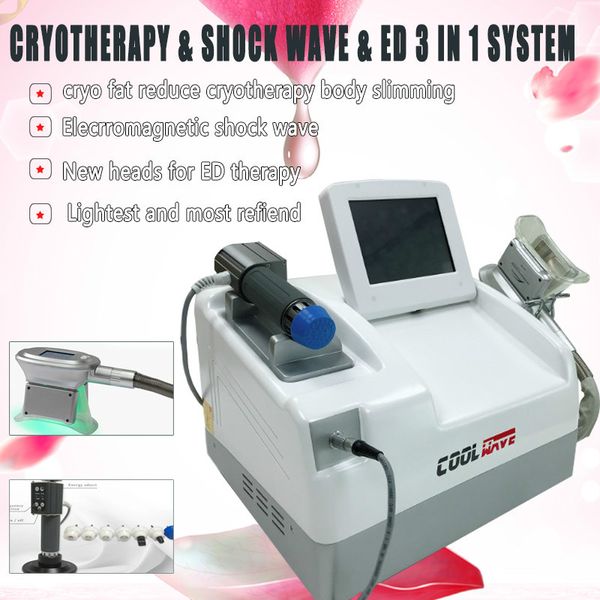 

new arrival cryolipolysis shockwave body slimming machine/shockwave cryolipolysis 2 in 1 physical therapy beauty machine