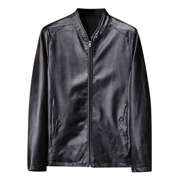 

men leather jacket winter waterproof faux fur coats men imitation leather motorcycle jackets clothing faux black jacket zipper
