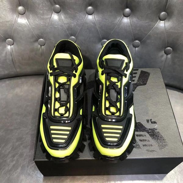 

2019 latest catwalk all star color matching thick-soled old couple shoes luxury mens women designer sport sneakers taille 35-46 km06, Black