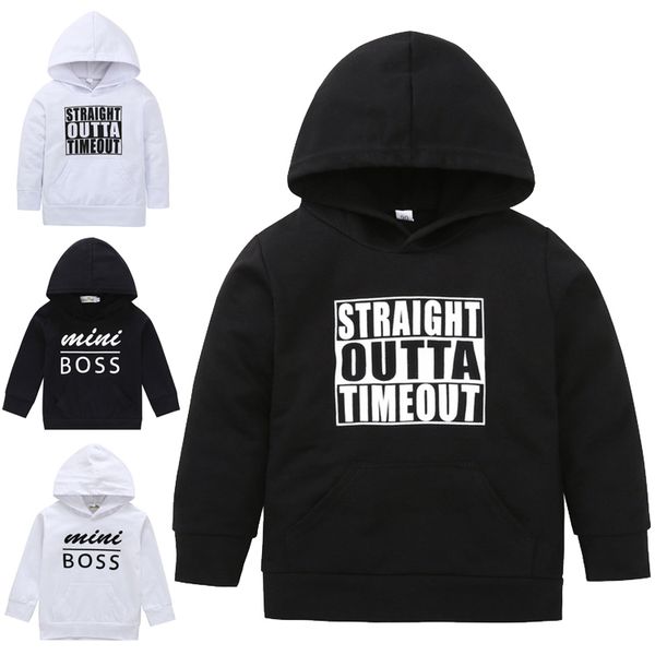 

fashion kids boys letter hoodies 4 styles casual autumn long sleeve solid hoodie kids designer clothes boys sweatshirt mjy787, Black