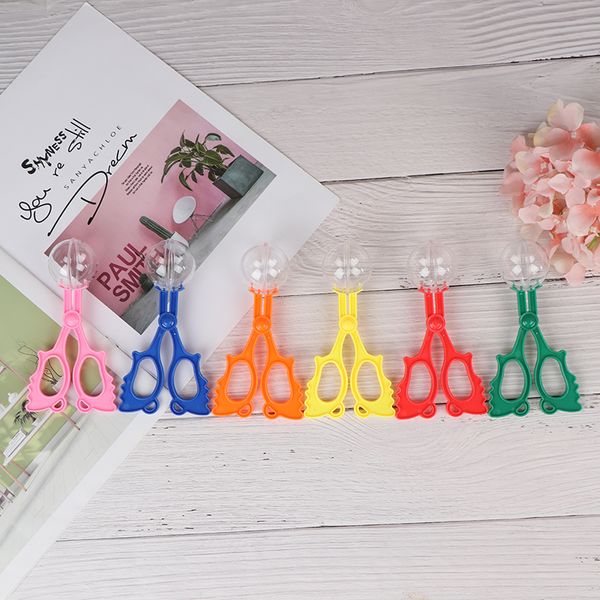 

plastic bug insect catcher scissors tongs tweezers for kids children handy tool school office supply