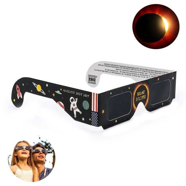 

solar eclipse glasses 2020 galaxy edition ce and iso standard viewing creative gift trick novelty funny toys scary mask#e30