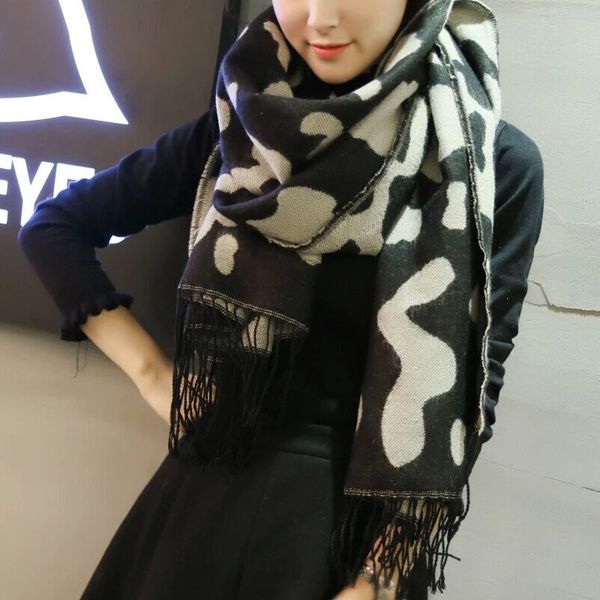 

корейский новое прибытие свежий мягкий принт шарф дикий толстый теплый удобный сладкий мода элегантный открытый мягкий милый большой тренд ш