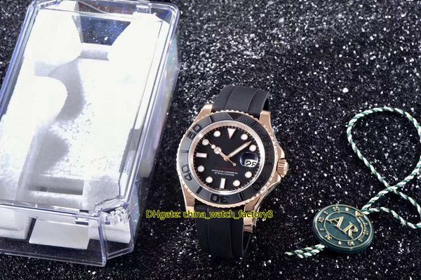 

лучшее качество ar версия 40мм 116655 oysterflex браслет керамический 18kt розового золота швейцарский cal.3135 механизм автоматический мужс, Slivery;brown
