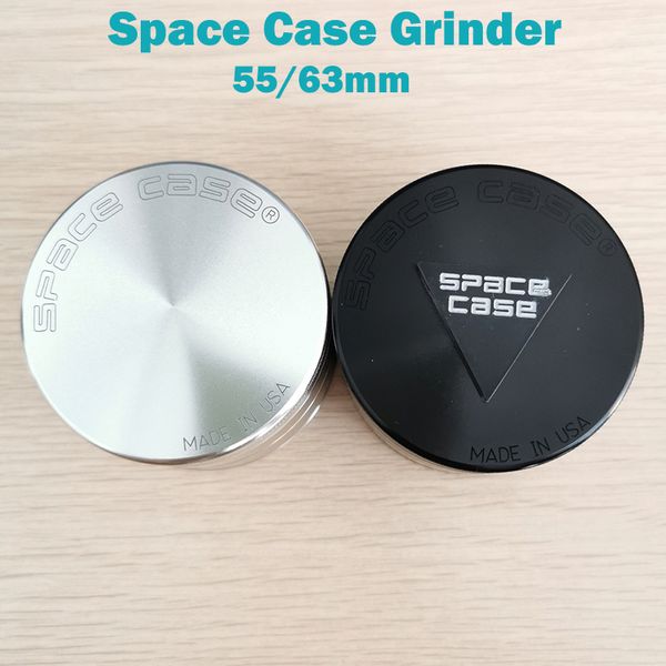 

Space Case Кофемолки 55 / 63мм Херб Grinder 4 шт Tobacco Измельчители С Triangle скребок из алюминиевого сплава Материал Herb специй дробилка