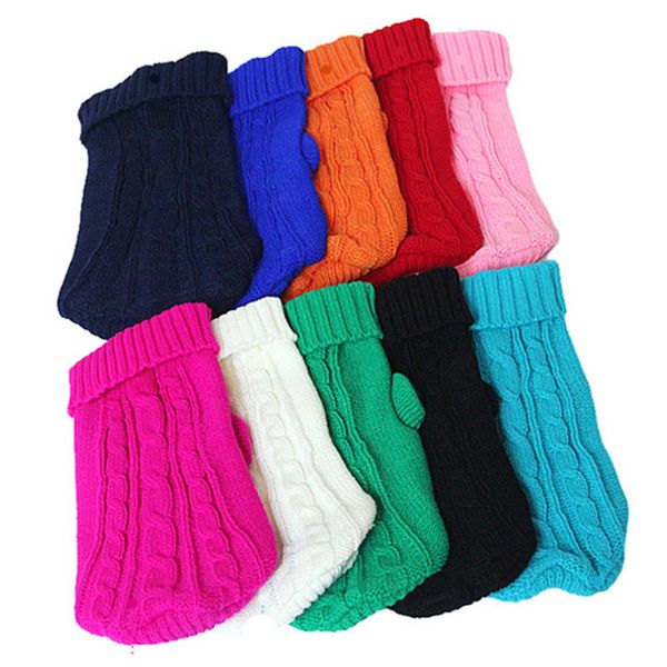 

pet dogs sweaters winter pet clothes for small dog warm sweater coat outfit for cats clothes soft woolly dog apparel ing