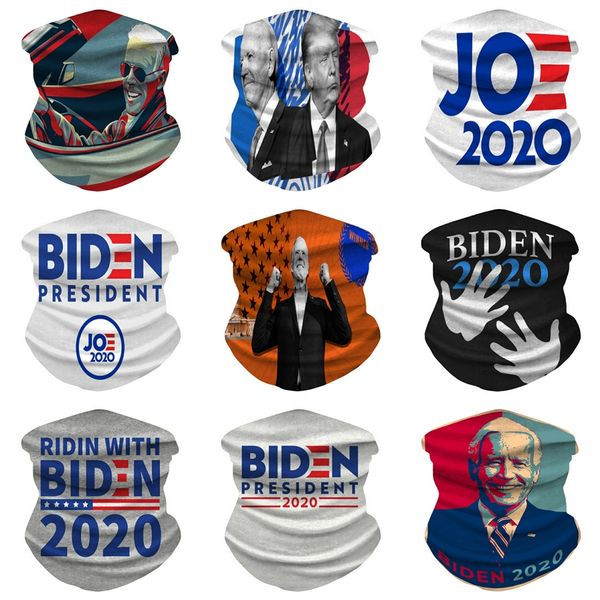 

direct selling men and riding sports changeable magic sunscreen clown cartoon ghost face skull biden mask 25 * 50cm #909, Black
