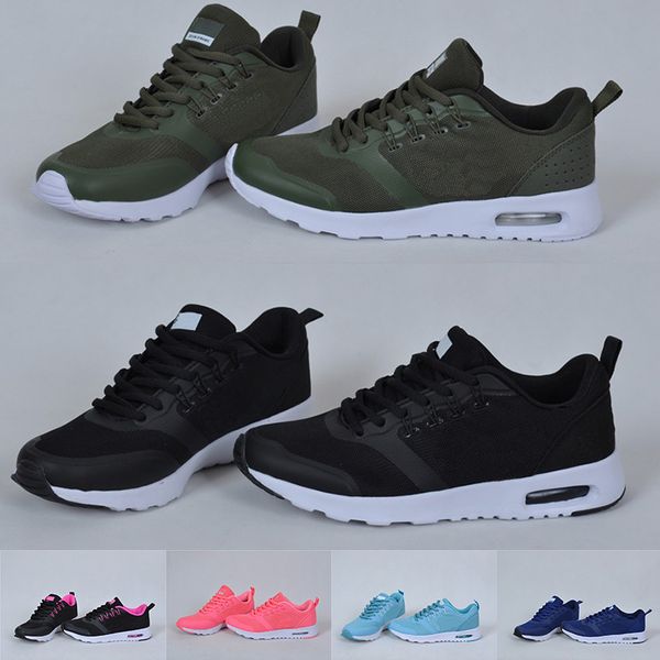 

High Quality Womens Mens Blue Green Red Black Running Shoes Fashion Luxury Designer Trainers hommes jogging Tennis Shoes Sneakers EUR36-44