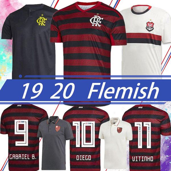 

thai 2020 flamengo jersey flemish guerrero diego vinicius jr sports soccer jerseys flamengo gabriel football man and woman shirt, Black;yellow