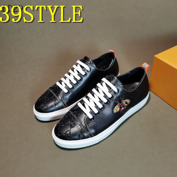 

2020 white low fashion luxurious men white casual shoes flat sneakers couples new classic male canvas shoes size 38-45, Black