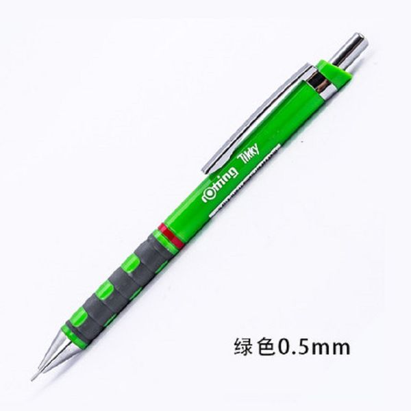 

german rotring tikky write continuous core automatic pencil 0.5 or 0.7 student cute writing drawing design activity pencils 2pcs, Blue;orange