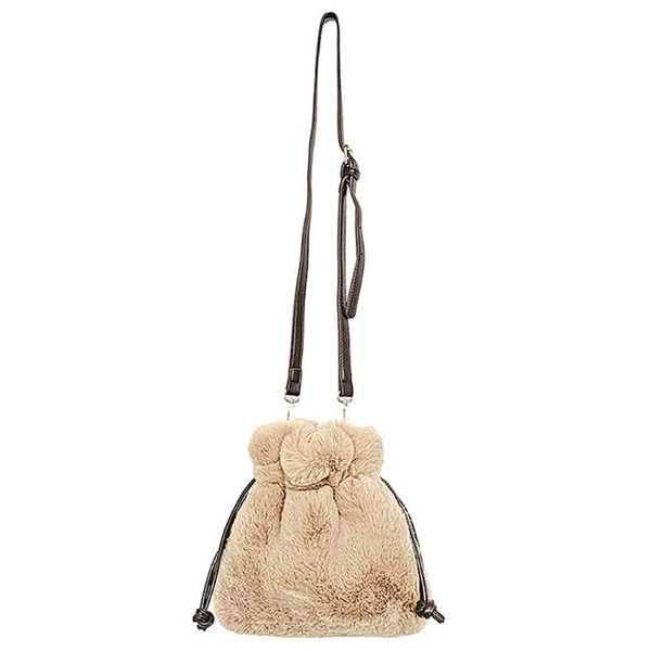

women's drawstring shoulder bag tote messenger crossbody handbag