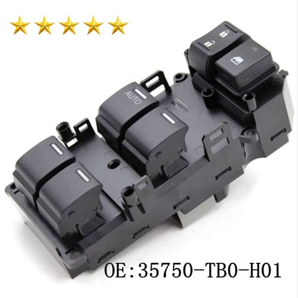 

35750-tb0-h01 electric power window lifter master control switch 35750tb0h01 for h onda accord 2008 -2011 car window lifter switch