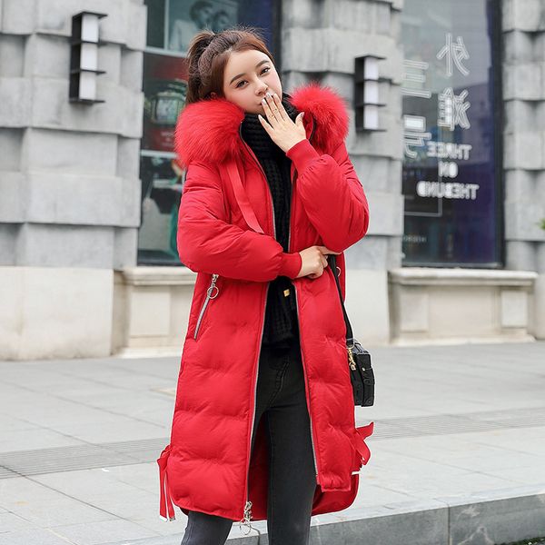 

winter coat for women, korean warm parka, female hooded jacket, women's jacket abrigos mujer invierno 2020 69159859, Black