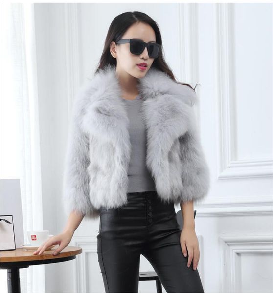 

womens clothing 2019 new korean luxury fux warm women coat faux fur jacke fashion coats woman, Black